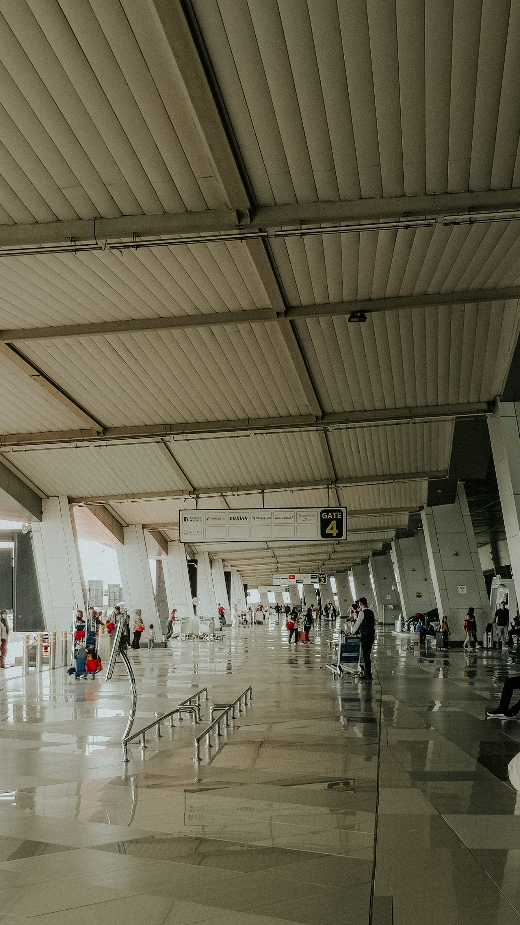An Indonesian airport terminal.